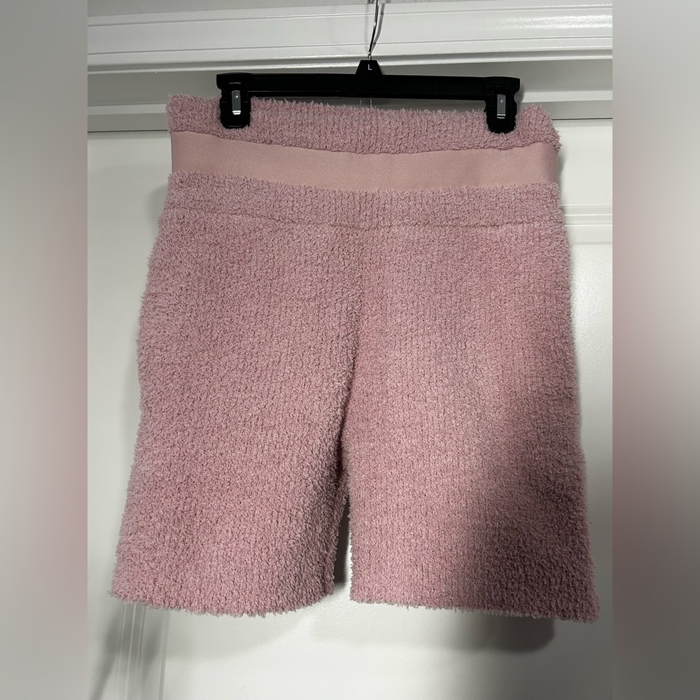 FANG High Waisted Fuzzy Knit Shorts